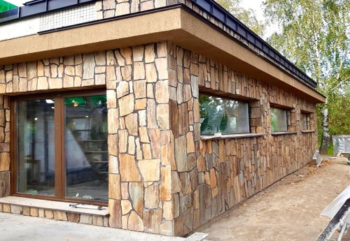 Плитняк кора дерева для фасада купить в Омске