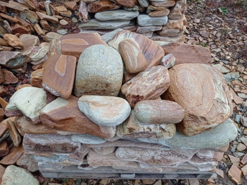 Златолит жёлтый, жёлто-зелёный глыбки и валуны для ланшафтного дизайна купить в Омске