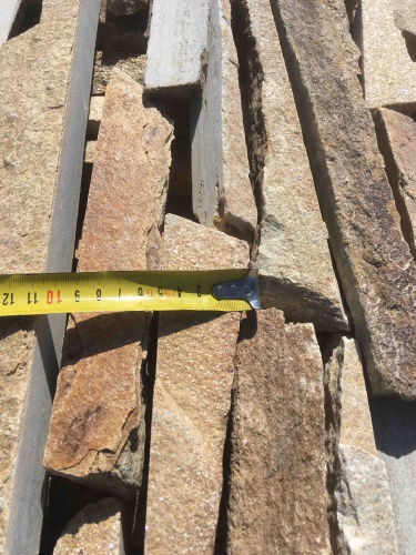 Горбушка златолит золотистый для облицовки купить в Омске