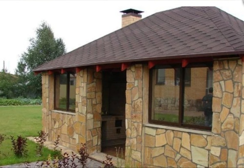 Плитняк златолит жёлтый для фасада 1,5-3 см купить в Омске