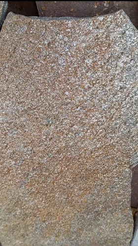 Плитняк златолит серебристый для цоколя, отмостки купить в Омске