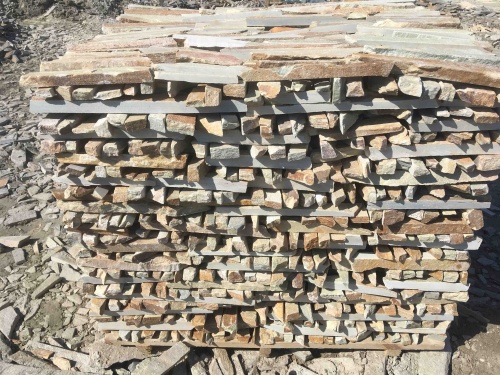 Горбушка златолит золотистый для облицовки купить в Омске