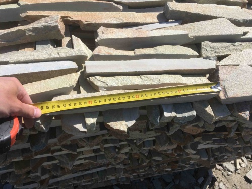 Горбушка златолит золотистый для облицовки купить в Омске