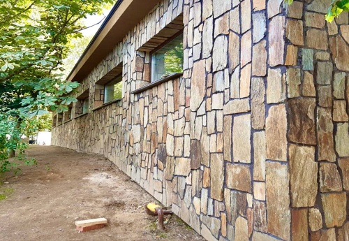 Плитняк кора дерева для цоколя, отмостки купить в Омске