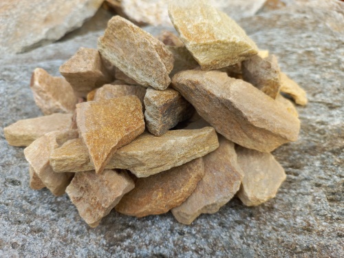 Златолит жёлтый декоративная каменная крошка купить в Омске