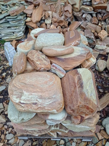 Златолит жёлтый, жёлто-зелёный глыбки и валуны для ланшафтного дизайна купить в Омске