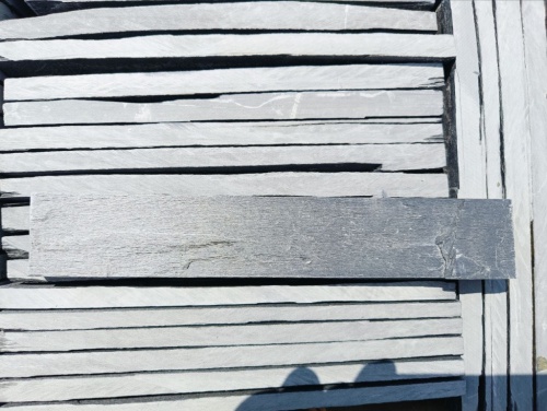 Плитка чёрная из натурального камня фасадная 30 см * 5 см, толщина 7 мм -30 мм купить в Омске